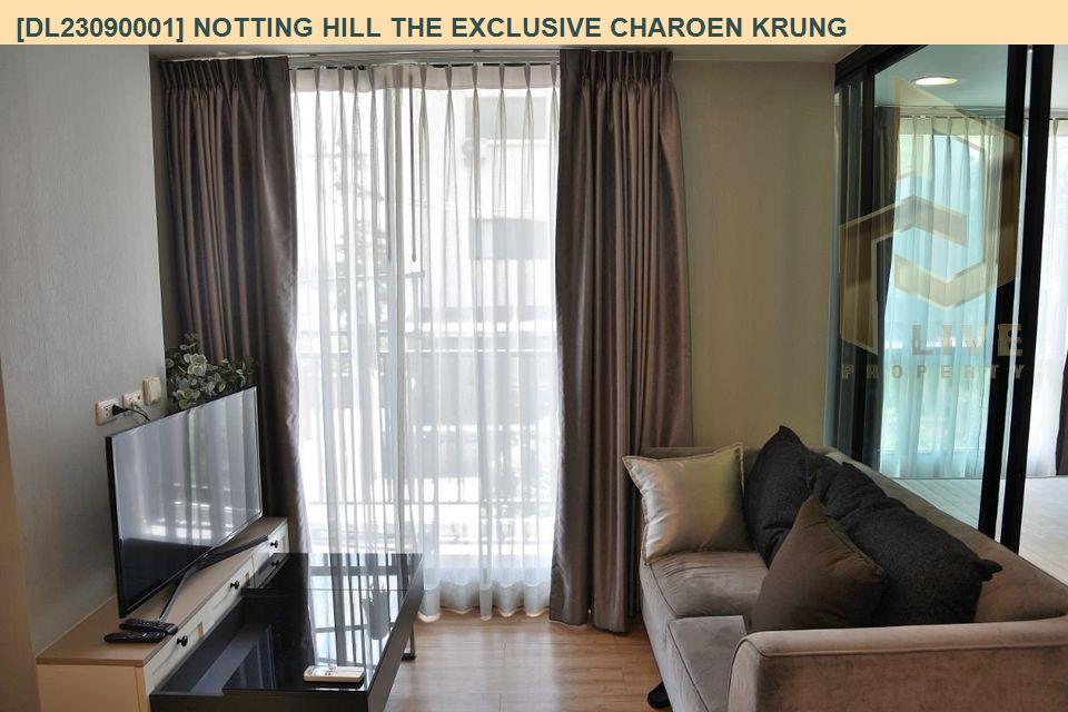 รูป DL23090001 ให้เช่าคอนโด น็อตติ้ง ฮิลล์ ดิ เอ็กซ์คลูซีฟ เจริญกรุง (Notting Hill The Exclusive Charoen Krung) ใกล้ BTS สะพานตากสิน พร้อมเข้าอยู่ โทรด่วน 0638692663 LineID @655ebbvc - รูปที่ 5/9