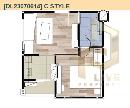 picture DL23070614 Condo for rent, C Style near MRT สุทธิสาร, ready to move in, call urgently 0656133286 LineID @655ebbvc - 4/9