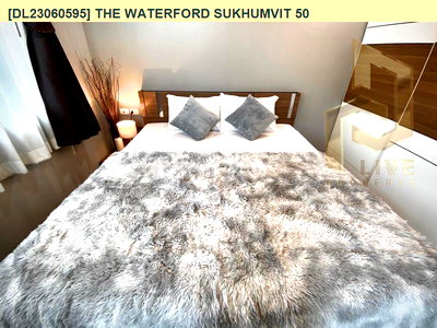 Condos for rent : DL23060595 Condo for rent, The Waterford Sukhumvit 50 near BTS On Nut, ready to move in, call urgently 0800343450 LineID @655ebbvc
