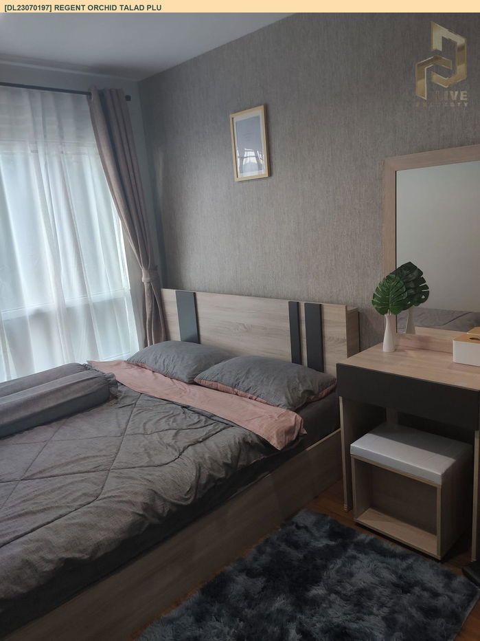 picture DL23070197 Condo for rent, Regent Orchid Talad Plu near BTS Talat Phlu, ready to move in, call urgently 0656133286 LineID @655ebbvc - 4/9