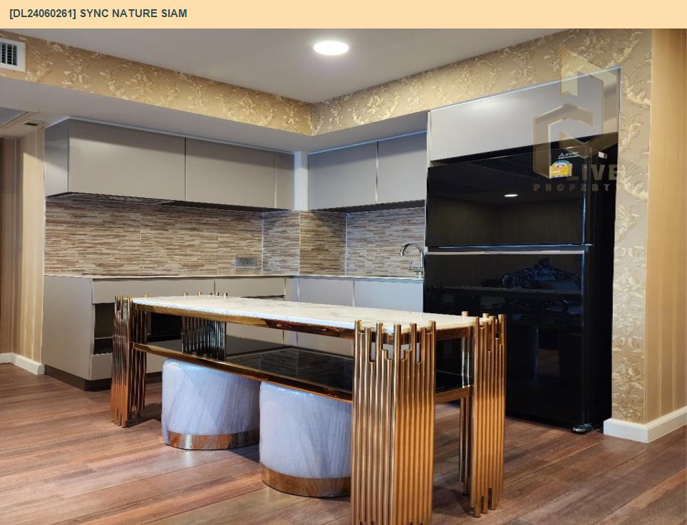 picture DL24060261 Condo for rent, Sync Nature Siam near BTS National Stadium, ready to move in, call urgently 0638692663 LineID @162cjixi - 5/7