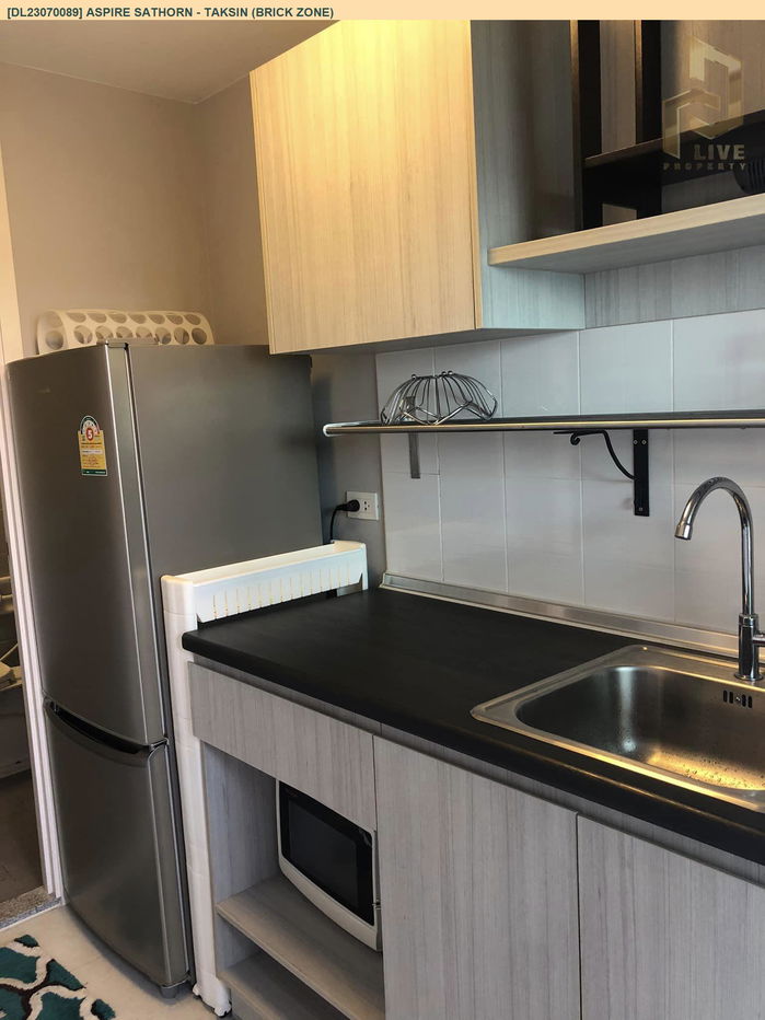 picture DL23070089 Condo for rent, Aspire Sathorn - Taksin (Brick Zone) near BTS Wutthakat, ready to move in, call urgently 0638692663 LineID @534wlwof - 8/9
