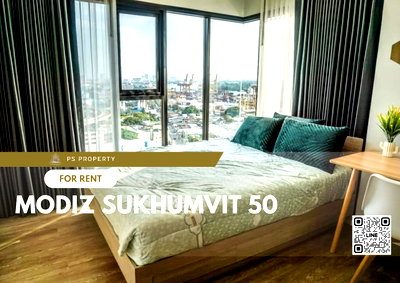 คอนโดให้เช่า : ให้เช่า 🔥 MODIZ Sukhumvit 50 🔥 ห้องตกแต่งสวยครบ พร้อมเฟอร์นิเจอร์ เครื่องใช้ไฟฟ้าครบ ใกล้ BTS อ่อนนุช
