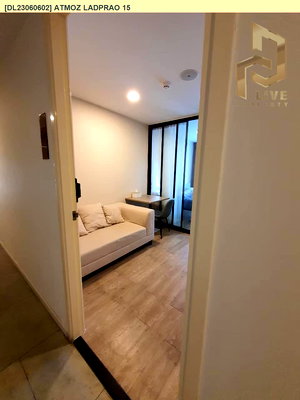 เช่าคอนโด MRT พหลโยธิน : DL23060602 ให้เช่าคอนโด แอทโมซ ลาดพร้าว 15 (Atmoz Ladprao 15) ใกล้ MRT ลาดพร้าว พร้อมเข้าอยู่ โทรด่วน 0653619502 LineID @897iyzll