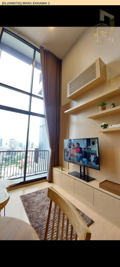 picture DL23060722 Condo for rent, MARU EKKAMAI 2 near BTS Ekkamai, ready to move in, call urgently 0656133286 LineID @655ebbvc - 2/8