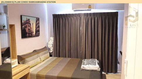 DL23060810 ให้เช่าคอนโด พลัม คอนโด รามคำแหง สเตชั่น (Plum Condo Ramkhamhaeng Station) ใกล้ ARL รามคำแหง พร้อมเข้าอยู่ โทรด่วน 0653619502 LineID @534wlwof