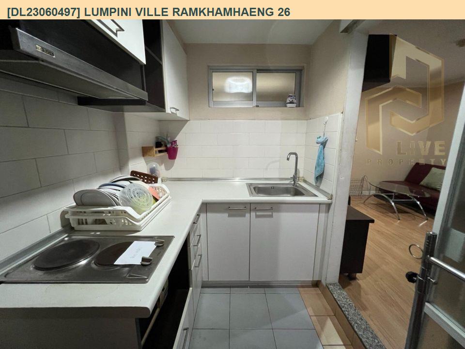 picture DL23060497 Condo for rent, Lumpini Ville Ramkhamhaeng 26 near ARL Hua Mak, ready to move in, call urgently 0638692663 LineID @897iyzll - 2/9