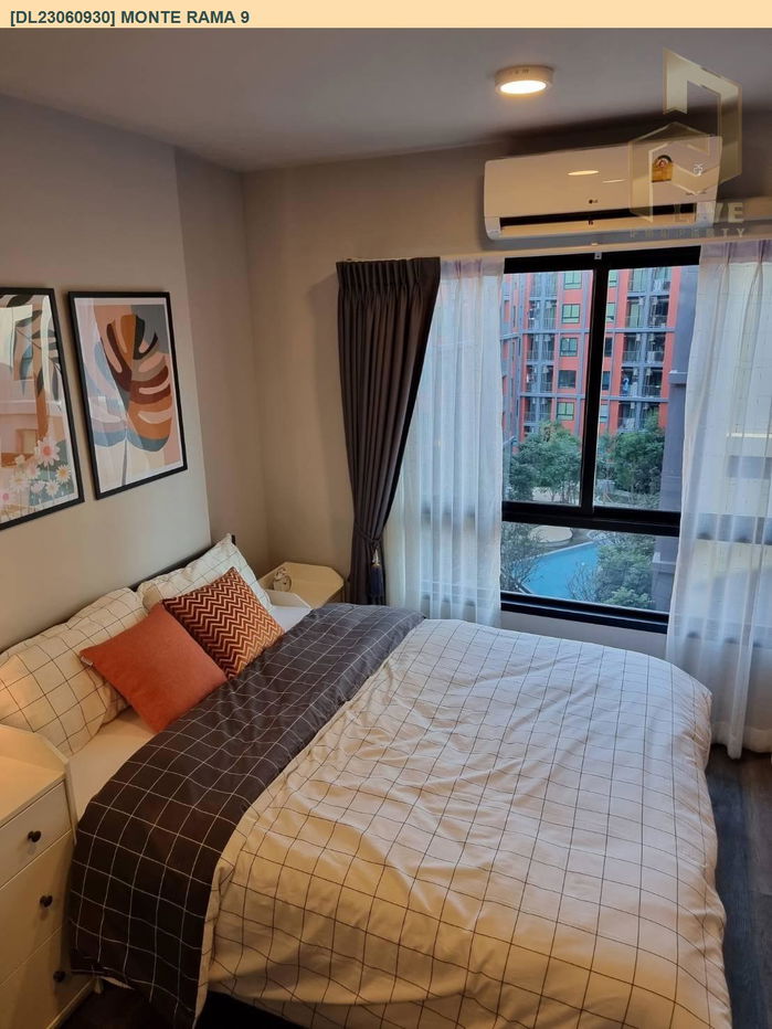 รูป DL23060930 ให้เช่าคอนโด มอนเต้ พระราม 9 (Monte Rama 9) ใกล้ สายสีส้ม พร้อมเข้าอยู่ โทรด่วน 0800343450 LineID @655ebbvc - รูปที่ 8/9
