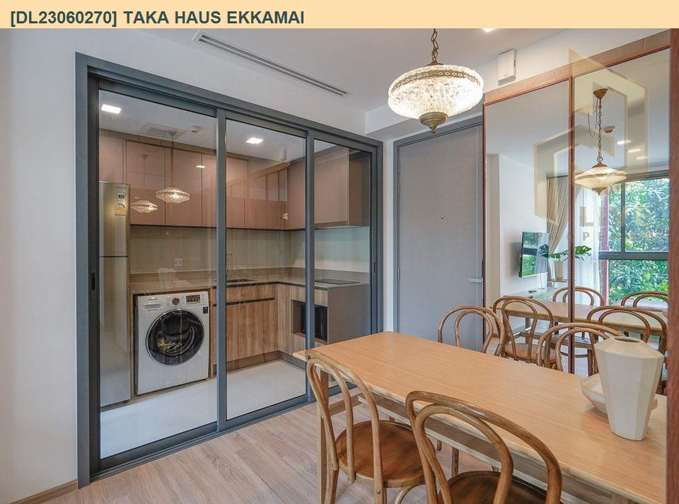 picture DL23060270 Condo for rent, Taka Haus Ekkamai  near BTS Ekkamai, ready to move in, call urgently 0656133286 LineID @534wlwof - 3/8