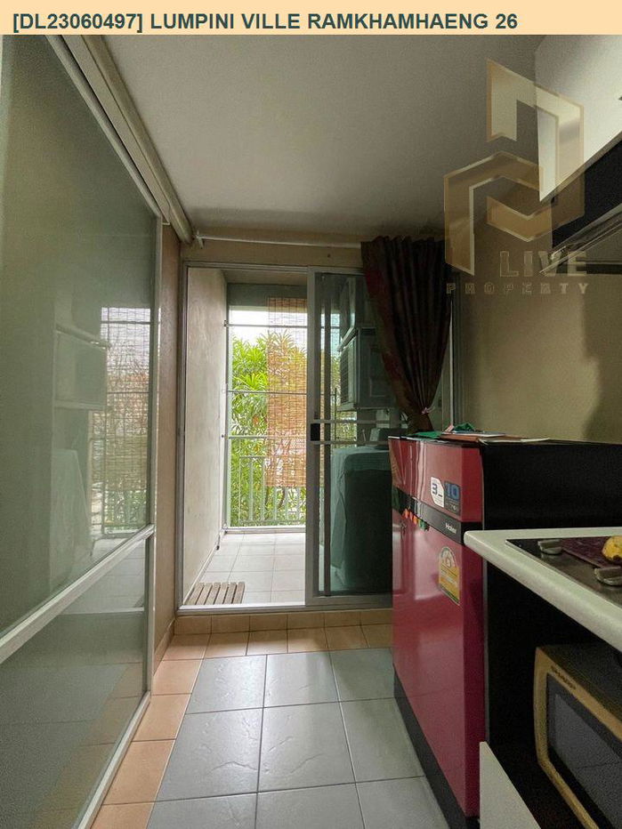picture DL23060497 Condo for rent, Lumpini Ville Ramkhamhaeng 26 near ARL Hua Mak, ready to move in, call urgently 0638692663 LineID @897iyzll - 5/9