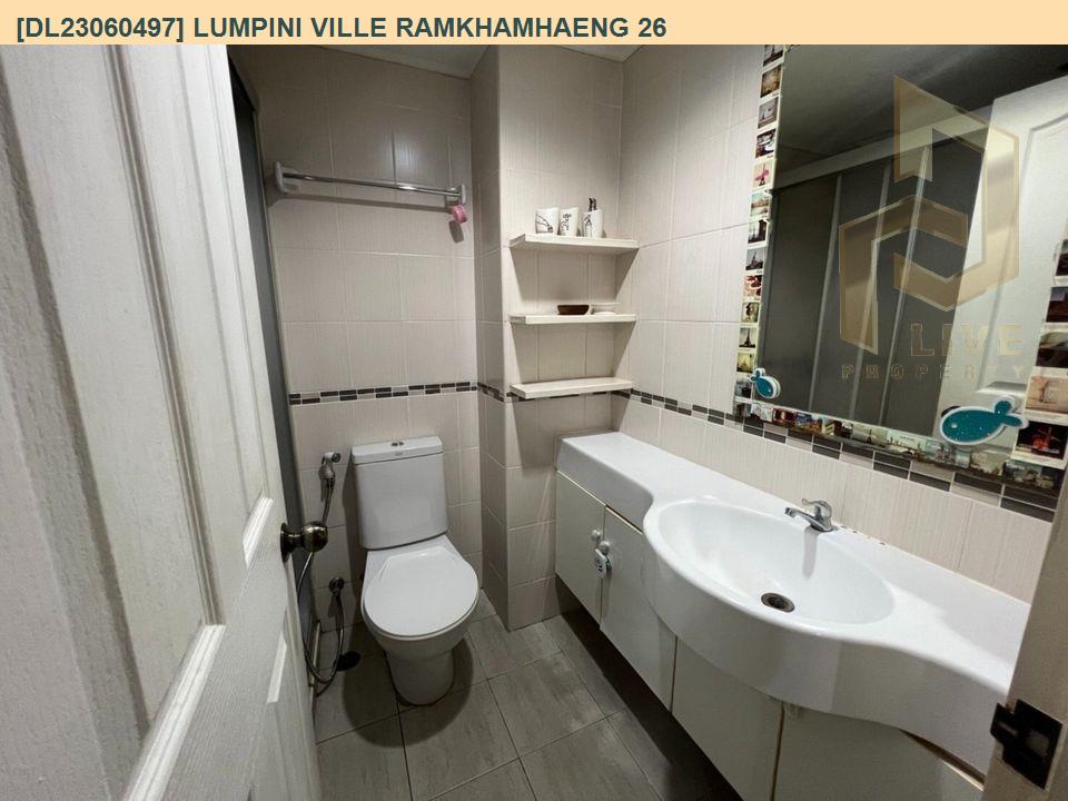 picture DL23060497 Condo for rent, Lumpini Ville Ramkhamhaeng 26 near ARL Hua Mak, ready to move in, call urgently 0638692663 LineID @897iyzll - 1/9