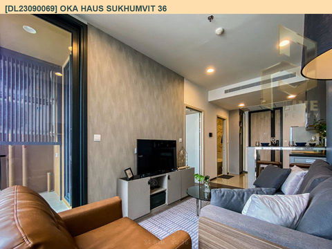 DL23090069 ให้เช่าคอนโด โอกะ เฮาส์ สุขุมวิท 36 (OKA HAUS Sukhumvit 36) ใกล้ BTS ทองหล่อ พร้อมเข้าอยู่ โทรด่วน 0614453194 LineID @162cjixi