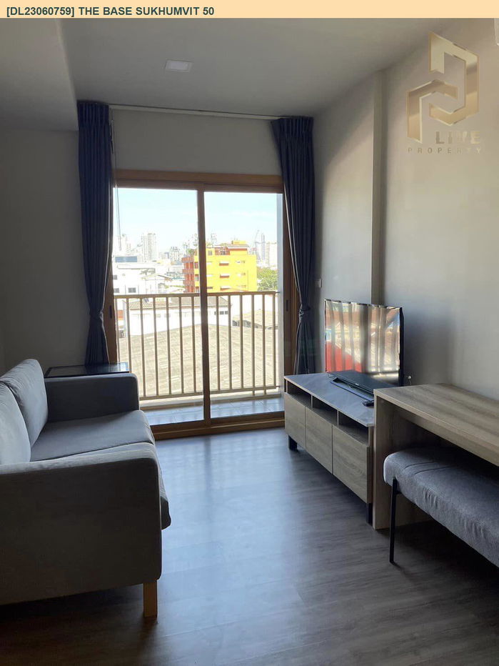 รูป DL23060759 ให้เช่าคอนโด เดอะ เบส สุขุมวิท 50 (The Base Sukhumvit 50) ใกล้ BTS อ่อนนุช พร้อมเข้าอยู่ โทรด่วน 0653619502 LineID @534wlwof - รูปที่ 3/4