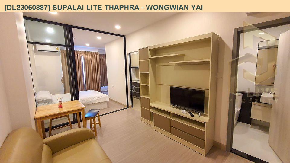 picture DL23060887 Condo for rent, Supalai Lite Thaphra - Wongwian Yai near MRT ท่าพระ, ready to move in, call urgently 0656133286 LineID @655ebbvc - 2/5