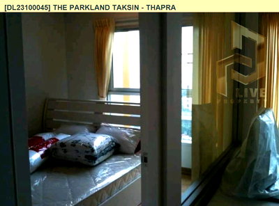 Condos for rent : DL23100045 Condo for rent, The Parkland Taksin - Thapra near BTS Talat Phlu, ready to move in, call urgently 0656133286 LineID @534wlwof