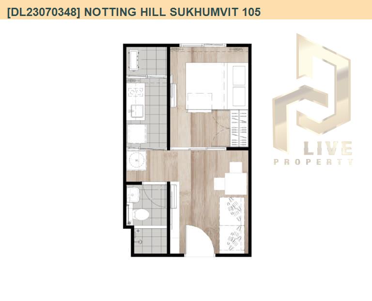 picture DL23070348 Condo for rent, Notting Hill Sukhumvit 105 near BTS Bearing, ready to move in, call urgently 0656133286 LineID @655ebbvc - 10/10