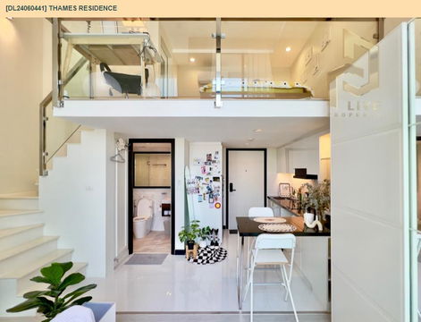 DL24060441 ให้เช่าคอนโด เทมส์ เรสซิเดนส์  (Thames Residence) ใกล้ BTS แบริ่ง พร้อมเข้าอยู่ โทรด่วน 0638692663 LineID @655ebbvc