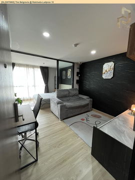 DL23070602 Condo for rent, The Belgravia Ladprao 15 near MRT ลาดพร้าว, ready to move in, call urgently 0614453194 LineID @162cjixi