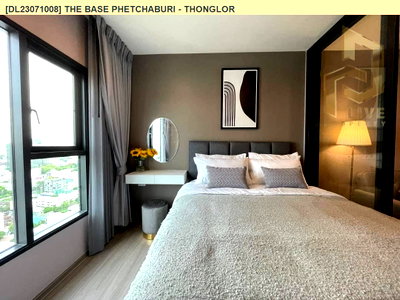 Condos for rent : DL23071008 Condo for rent, THE BASE Phetchaburi - Thonglor near BTS Phrom Phong, ready to move in, call urgently 0653619502 LineID @952jdxxk