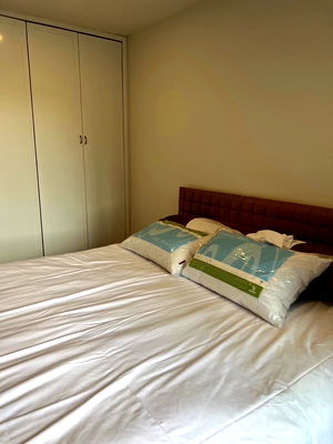 Condos for rent Chulalongkorn University : WTYC105 Condo for rent, Witthayu Complex, 8th floor, city view, 80 sq m., 2 bedrooms, 2 bathrooms, 32,000 baht, 064-959-8900