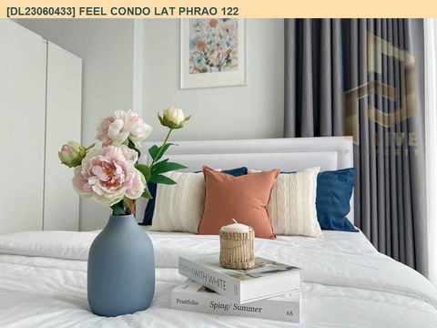 DL23060433 Condo for rent, Feel Condo Lat Phrao 122 near -, ready to move in, call urgently 0656133286 LineID @655ebbvc