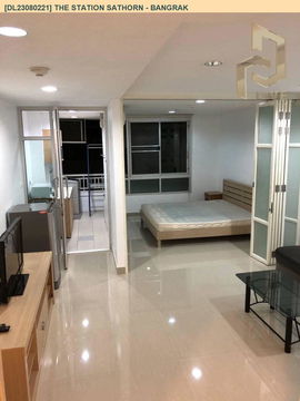 DL23080221 Condo for rent, The Station Sathorn - Bangrak near BTS Saphan Taksin, ready to move in, call urgently 0638692663 LineID @534wlwof