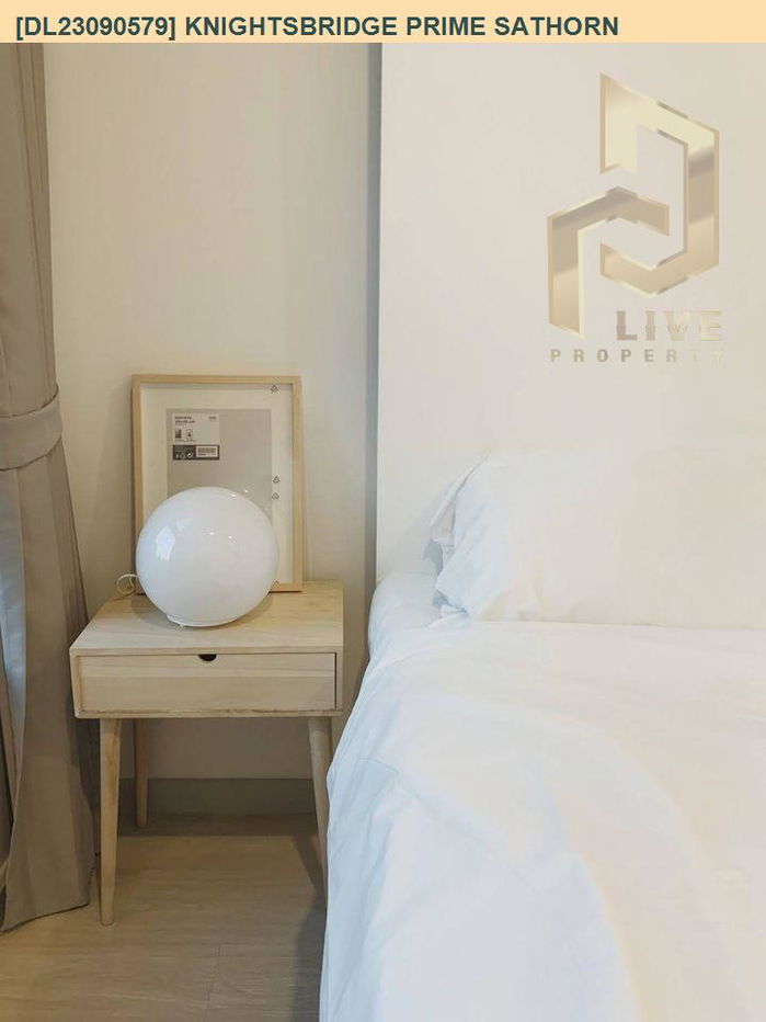 รูป DL23090579 ให้เช่าคอนโด ไนท์บริดจ์ ไพร์ม สาทร (Knightsbridge Prime Sathorn) ใกล้ BTS ช่องนนทรี พร้อมเข้าอยู่ โทรด่วน 0638692663 LineID @655ebbvc - รูปที่ 5/6