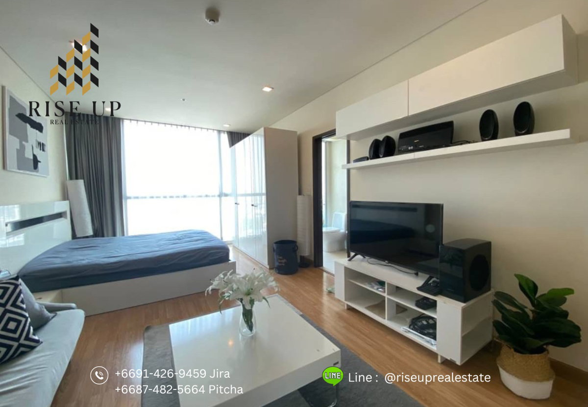 รูป ปล่อยเช่า 📣 คอนโด Le Luk , ห้อง Studio (ใหญ่) 1 ห้องน้ำ ขนาด 39 ตรม. 🔥 Hot deal ราคาเพียง 17,000 บาท/เดือน 🔥 - รูปที่ 3/28