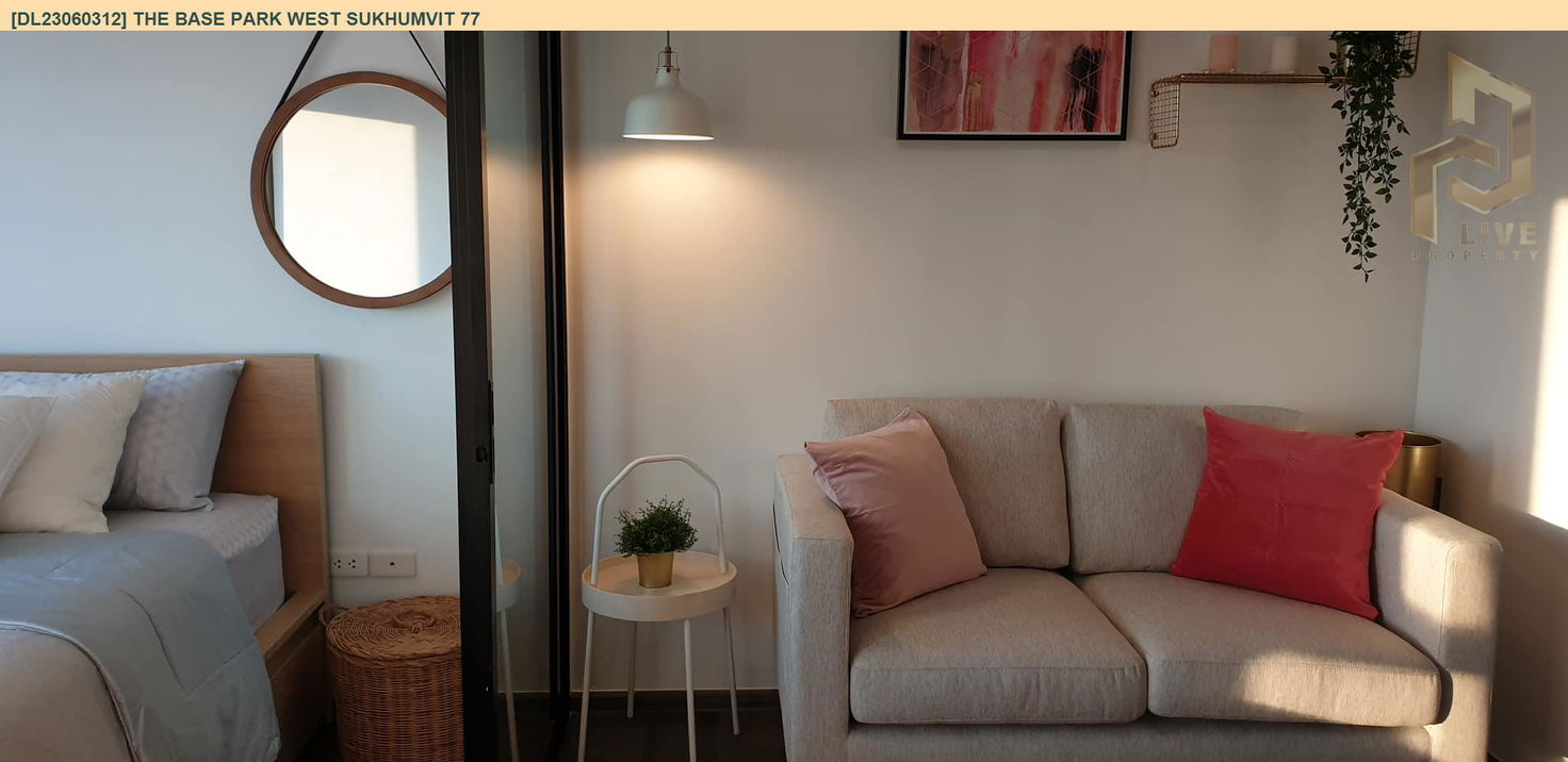 picture DL23060312 Condo for rent, The Base Park West Sukhumvit 77 near BTS On Nut, ready to move in, call urgently 0656133286 LineID @655ebbvc - 2/8