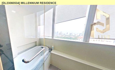 คอนโดให้เช่า : DL23060534 ให้เช่าคอนโด มิลเลนเนียม เรสซิเด้นส์ แอท สุขุมวิท (Millennium Residence) ใกล้ BTS อโศก พร้อมเข้าอยู่ โทรด่วน 0653619502 LineID @952jdxxk