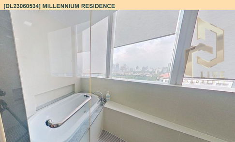 DL23060534 Condo for rent, Millennium Residence near BTS Asok, ready to move in, call urgently 0800343450 LineID @655ebbvc