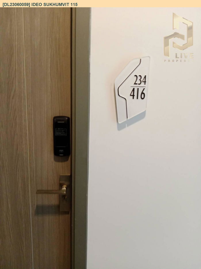 รูป DL23060059 ให้เช่าคอนโด ไอดีโอ สุขุมวิท 115 (IDEO Sukhumvit 115 ) ใกล้ BTS ปู่เจ้า พร้อมเข้าอยู่ โทรด่วน 0638692663 LineID @257sxzzu - รูปที่ 1/6