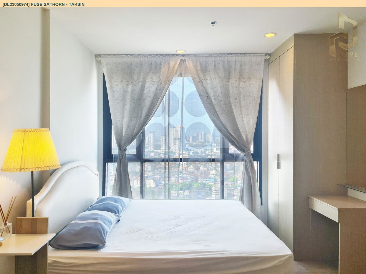 รูป DL23050974 ให้เช่าคอนโด ฟิวส์ สาทร - ตากสิน (Fuse Sathorn - Taksin) ใกล้ BTS วงเวียนใหญ่ พร้อมเข้าอยู่ โทรด่วน 0638692663 LineID @534wlwof - รูปที่ 5/8