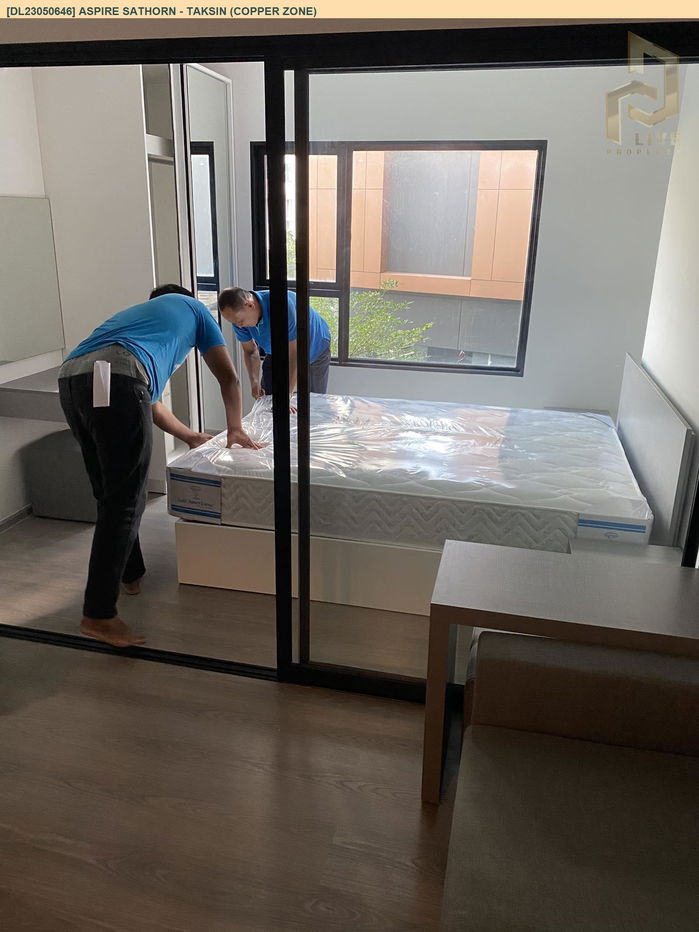 รูป DL23050646 ให้เช่าคอนโด แอสปาย สาทร - ตากสิน (คอปเปอร์ โซน) (Aspire Sathorn - Taksin (Copper Zone)) ใกล้ BTS วุฒากาศ พร้อมเข้าอยู่ โทรด่วน 0653619502 LineID @534wlwof - รูปที่ 2/6