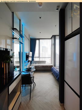 DL23080100 Condo for rent, Chapter Charoennakhon - Riverside near BTS Krung Thon Buri, ready to move in, call urgently 0656133286 LineID @534wlwof