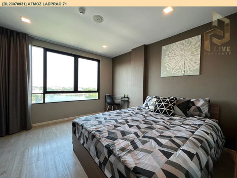 DL23070931 ให้เช่าคอนโด แอทโมซ ลาดพร้าว 71 (Atmoz Ladprao 71) ใกล้ BTS สายสีเหลือง ลาดพร้าว-สำโรง พร้อมเข้าอยู่ โทรด่วน 0614453194 LineID @162cjixi