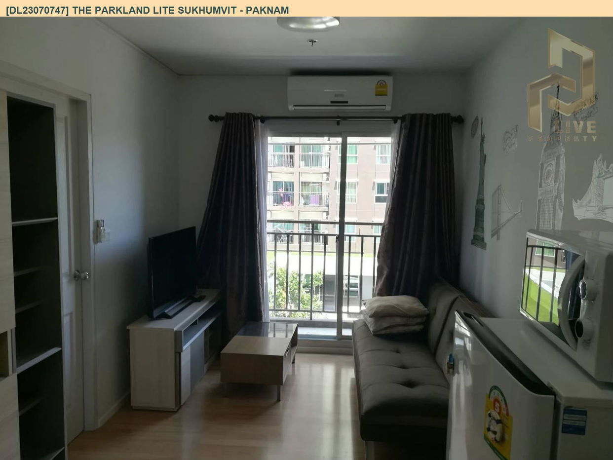 picture DL23070747 Condo for rent, The Parkland Lite sukhumvit - paknam near BTS Pak Nam, ready to move in, call urgently 0638692663 LineID @162cjixi - 4/8