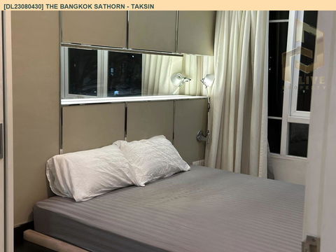 DL23080430 Condo for rent, The Bangkok Sathorn - Taksin near BTS Krung Thon Buri, ready to move in, call urgently 0656133286 LineID @655ebbvc