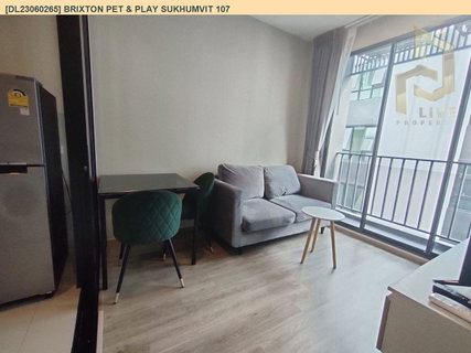 รูปภาพ DL23060265 Condo for rent, BRIXTON Pet & Play Sukhumvit 107 near BTS Bearing, ready to move in, call urgently 0653619502 LineID @952jdxxk