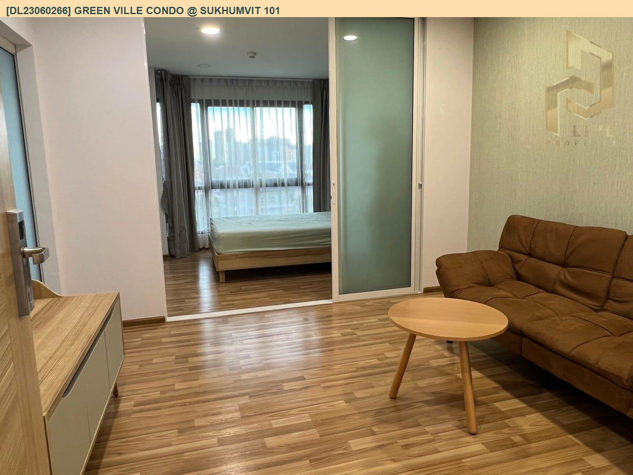 รูป DL23060266 ให้เช่าคอนโด กรีน วิลล์ คอนโด สุขุมวิท 101 (Green Ville Condo @ Sukhumvit 101) ใกล้ BTS ปุณณวิธี พร้อมเข้าอยู่ โทรด่วน 0653619502 LineID @534wlwof - รูปที่ 3/12