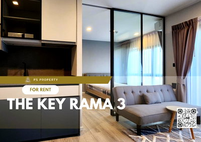 คอนโดให้เช่า : ให้เช่า ✨ The Key Rama 3 ✨ เฟอร์นิเจอร์ และ เครื่องใช้ไฟฟ้าครบ ใกล้ Terminal 21 พระราม3