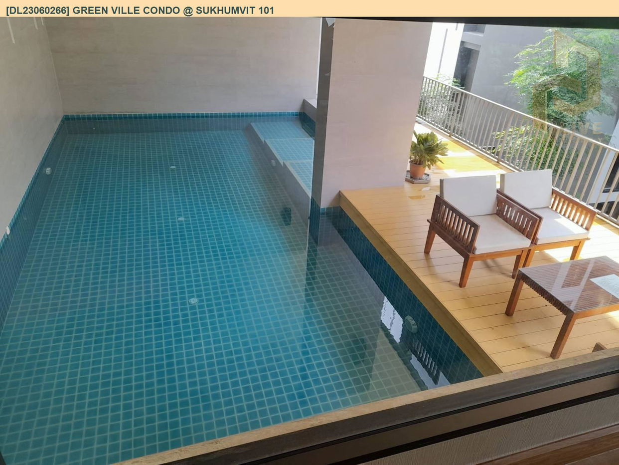 รูป DL23060266 ให้เช่าคอนโด กรีน วิลล์ คอนโด สุขุมวิท 101 (Green Ville Condo @ Sukhumvit 101) ใกล้ BTS ปุณณวิธี พร้อมเข้าอยู่ โทรด่วน 0653619502 LineID @534wlwof - รูปที่ 12/12