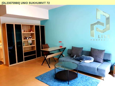 Condos for rent : DL23070980 Condo for rent, UNiO Sukhumvit 72 near BTS Bearing, ready to move in, call urgently 0800343450 LineID @655ebbvc