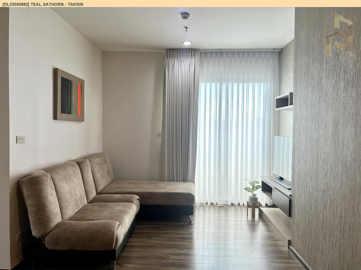 รูป DL23050862 ให้เช่าคอนโด ทีล สาทร - ตากสิน (TEAL Sathorn - Taksin) ใกล้ BTS วงเวียนใหญ่ พร้อมเข้าอยู่ โทรด่วน 0656133286 LineID @534wlwof - รูปที่ 1/8