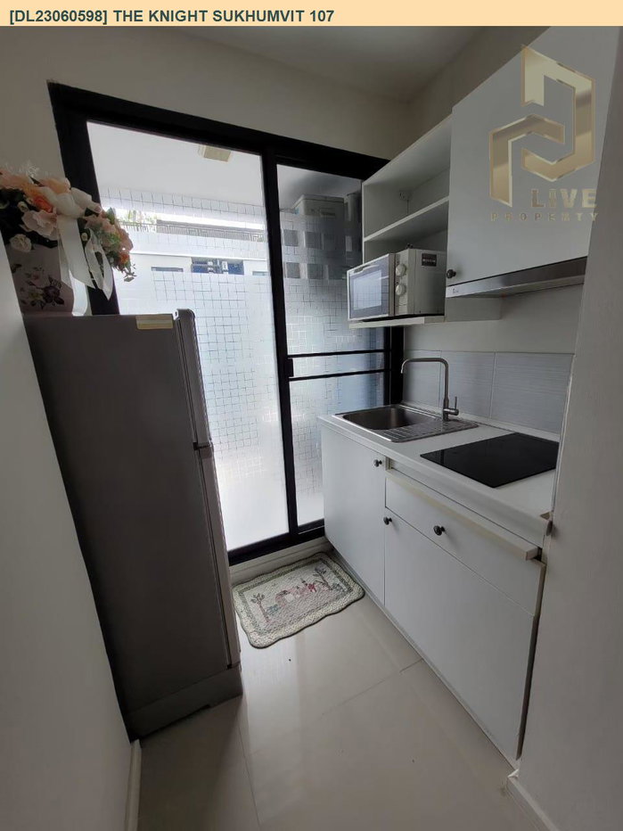 รูป DL23060598 ให้เช่าคอนโด เดอะไนท์ สุขุมวิท 107 (The Knight Sukhumvit 107) ใกล้ BTS แบริ่ง พร้อมเข้าอยู่ โทรด่วน 0614453194 LineID @952jdxxk - รูปที่ 4/7
