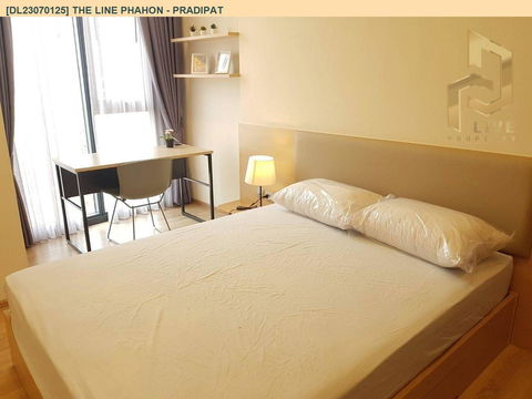 DL23070125 Condo for rent, THE LINE Phahon - Pradipat near BTS Saphan Khwai, ready to move in, call urgently 0638692663 LineID @534wlwof