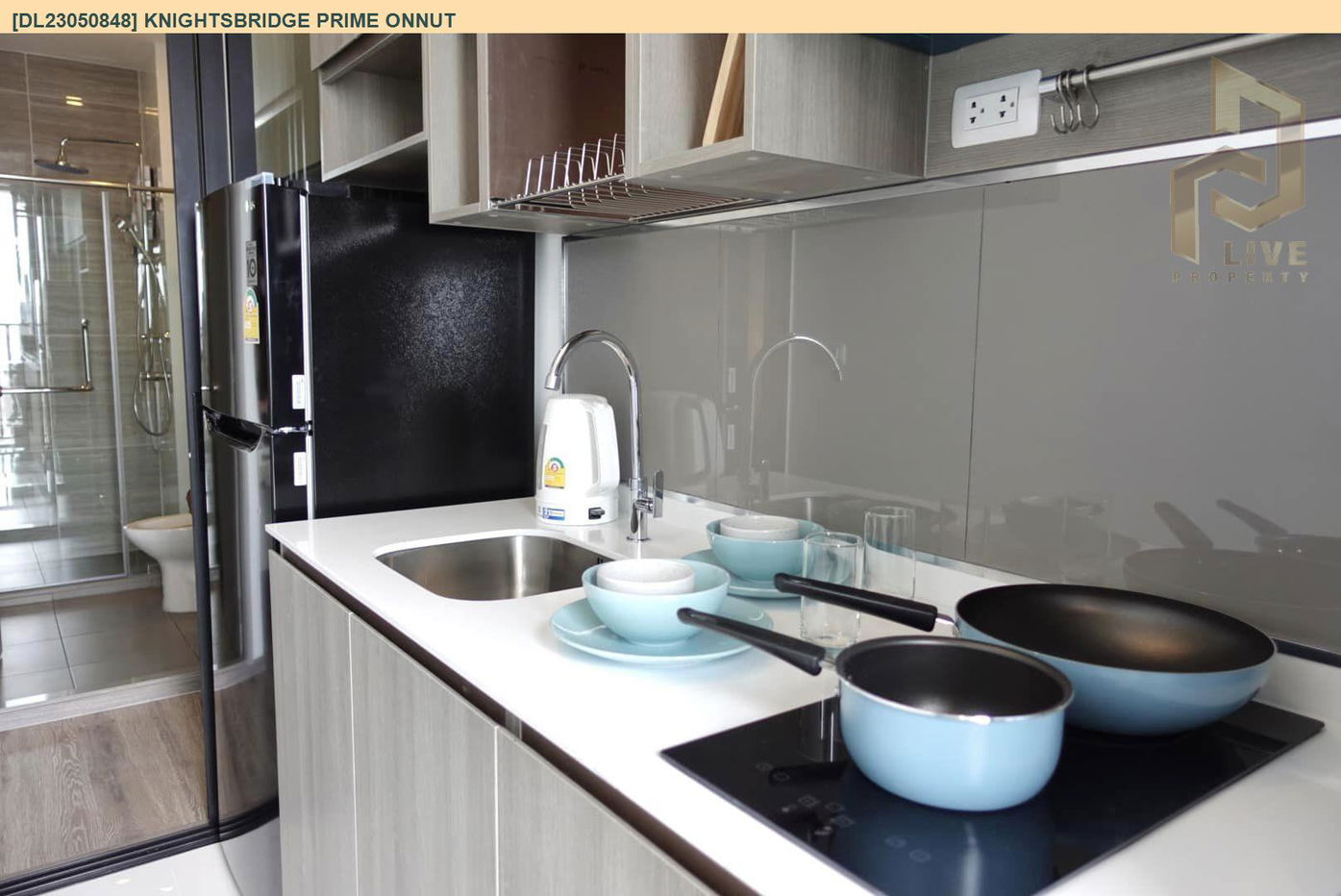 รูป DL23050848 ให้เช่าคอนโด ไนท์บริดจ์ ไพร์ม อ่อนนุช (Knightsbridge Prime Onnut) ใกล้ BTS อ่อนนุช พร้อมเข้าอยู่ โทรด่วน 0616298946 LineID @523dslwi - รูปที่ 8/9
