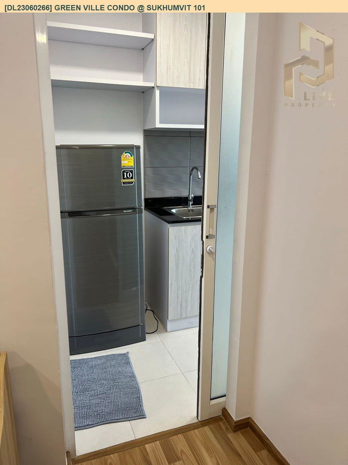 รูป DL23060266 ให้เช่าคอนโด กรีน วิลล์ คอนโด สุขุมวิท 101 (Green Ville Condo @ Sukhumvit 101) ใกล้ BTS ปุณณวิธี พร้อมเข้าอยู่ โทรด่วน 0653619502 LineID @534wlwof - รูปที่ 6/12