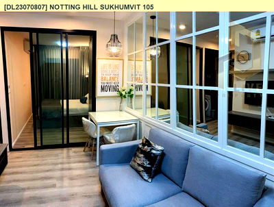 Condos for rent : DL23070807 Condo for rent, Notting Hill Sukhumvit 105 near BTS Bearing, ready to move in, call urgently 0656133286 LineID @655ebbvc