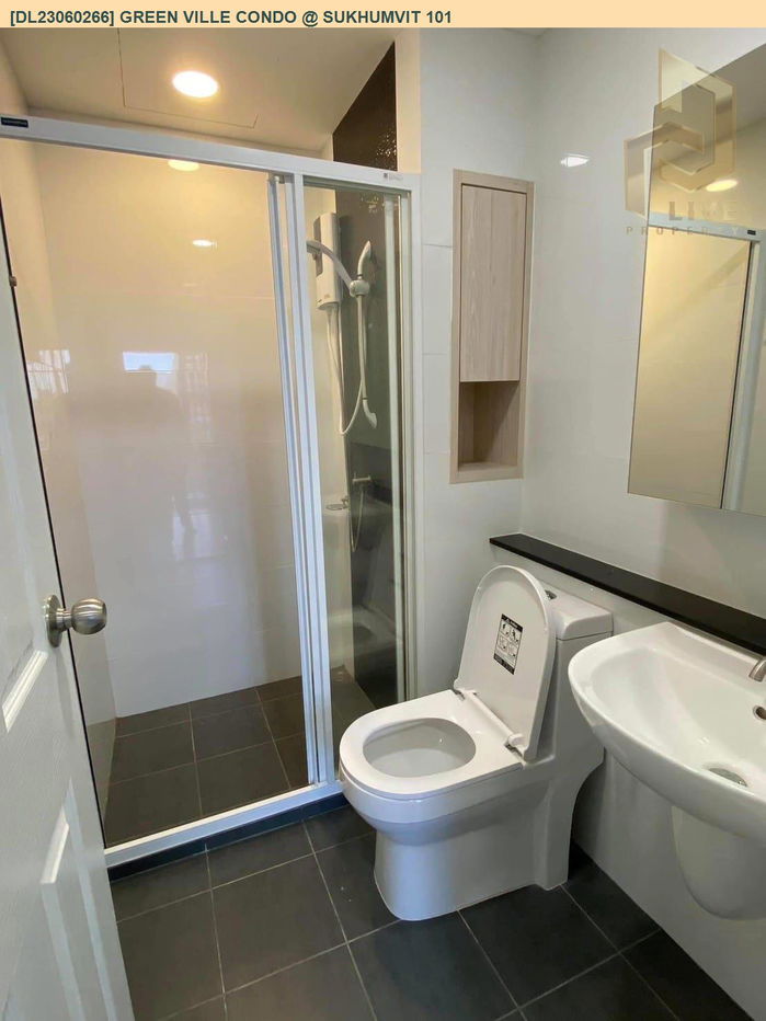 รูป DL23060266 ให้เช่าคอนโด กรีน วิลล์ คอนโด สุขุมวิท 101 (Green Ville Condo @ Sukhumvit 101) ใกล้ BTS ปุณณวิธี พร้อมเข้าอยู่ โทรด่วน 0653619502 LineID @534wlwof - รูปที่ 9/12